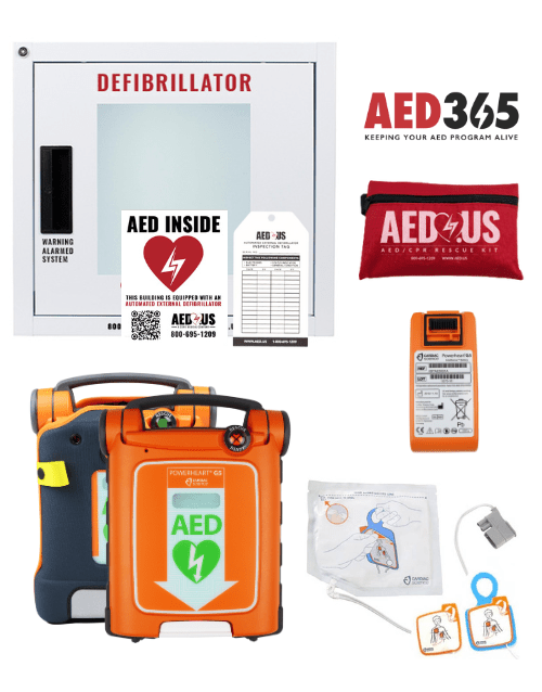Cardiac Science Powerheart G5 AED Sports & Athletics Value Package