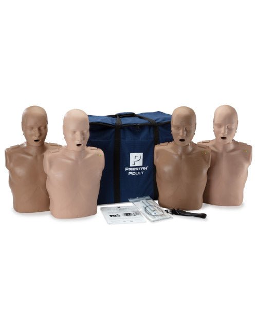 PRESTAN Adult Diversity Kit Manikins with CPR Monitors (4-pack)