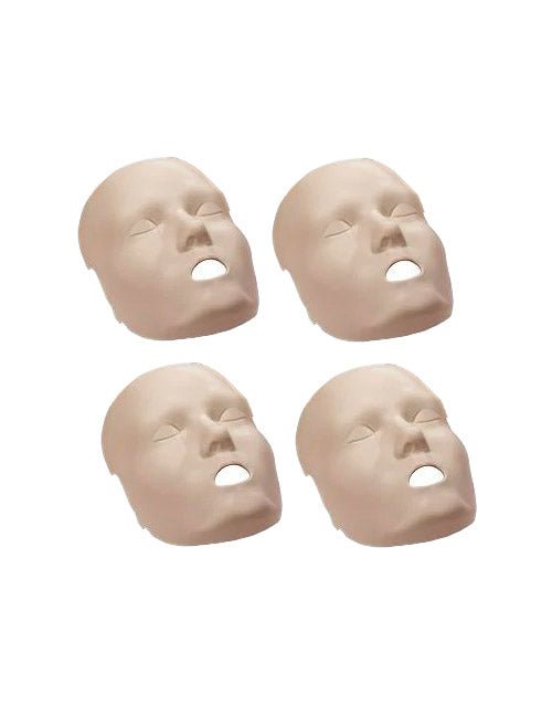 PRESTAN Professional Adult Medium Skin Manikin Replacement Faces (4-pack)