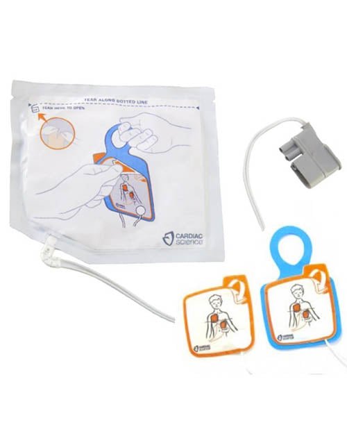 Cardiac Science Powerheart G5 AED Intellisense Pediatric Defibrillation Pads