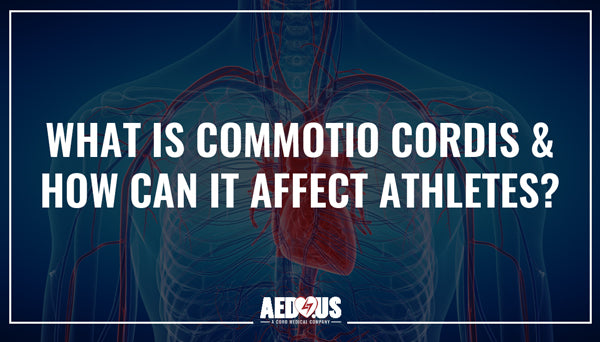 Heart graphic in the human body. What is commotio cordis and how can it affect athletes.