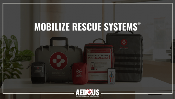 Collection of Mobilize Rescue Systems products sitting on office desk