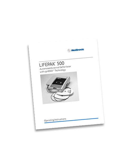 Physio-Control LIFEPAK® 500 AED Owner's Manual