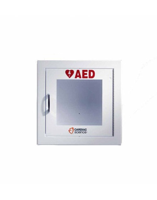 CARDIAC SCIENCE AED WALL CABINET: SEMI-RECESSED