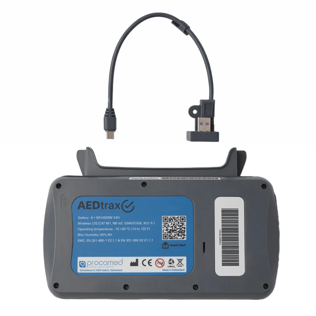 ZOLL AEDtrax monitoring device and cable - AED.US
