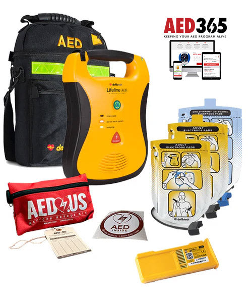 Defibtech Lifeline AED First Responder Value Package