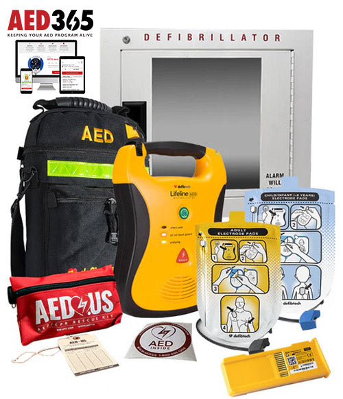 Defibtech Lifeline AED Community / Public Access Value Package