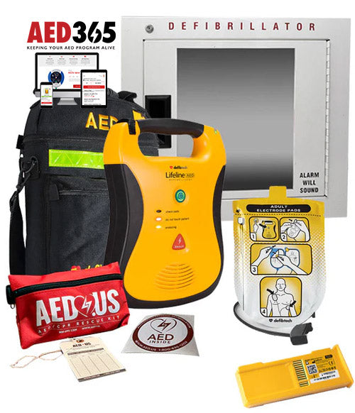 Defibtech Lifeline AED Small Business Value Package