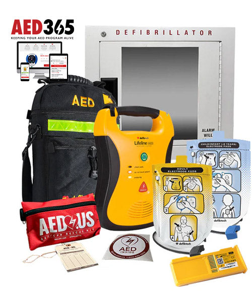 Defibtech Lifeline AED Sports & Athletics Value Package