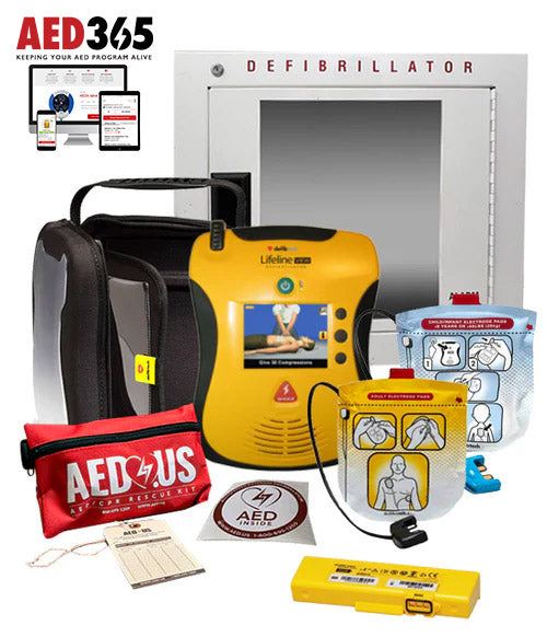 Defibtech Lifeline VIEW/ECG AED Community / Public Access Value Package