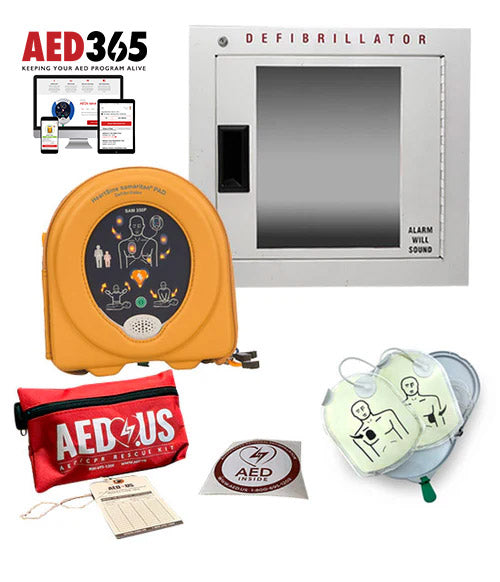 HeartSine samaritan PAD AED Small Business Value Package