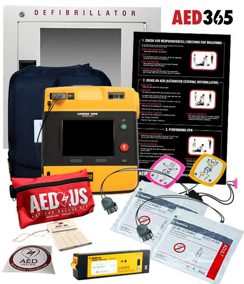 Physio-Control LIFEPAK 1000 AED "All-You-Need" Value Package