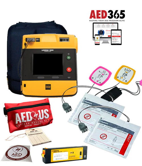 Physio-Control LIFEPAK 1000 AED First Responder Value Package