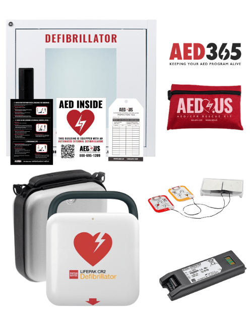 Physio-Control LIFEPAK CR2 AED Corporate Value Package