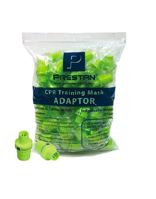 Prestan CPR Training Mask Adaptor - 50 pack