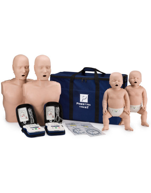 PRESTAN Manikin Professional TAKE2™ Manikin & AED Trainers Package