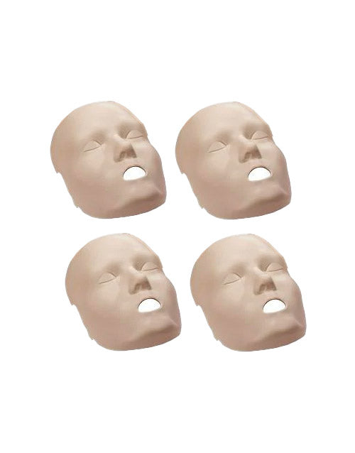 PRESTAN Professional Adult Medium Skin Manikin Replacement Faces (4-pack)