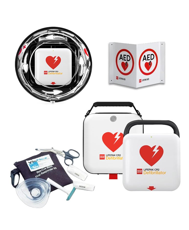 Physio-Control LIFEPAK CR2 Outdoor Package w/ Heated Cabinet - CGL