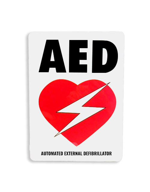 DEFIBTECH TWO-WAY WALL SIGN