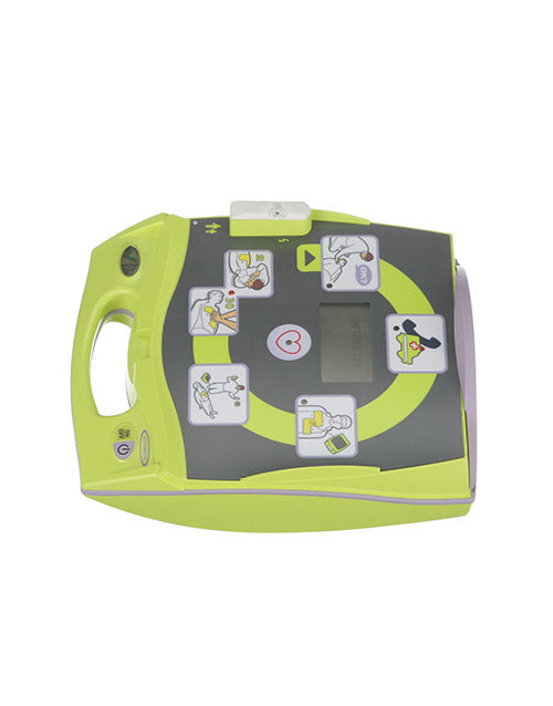 ZOLL AED Plus open lid right side