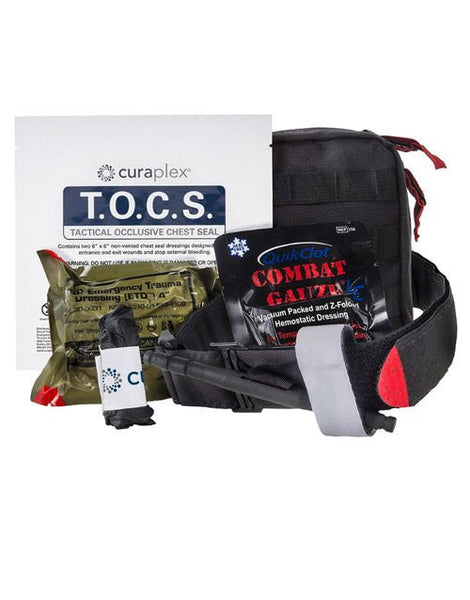 Curaplex Officer Down Basic IFAK, C-A-T Tourniquet | AED.US
