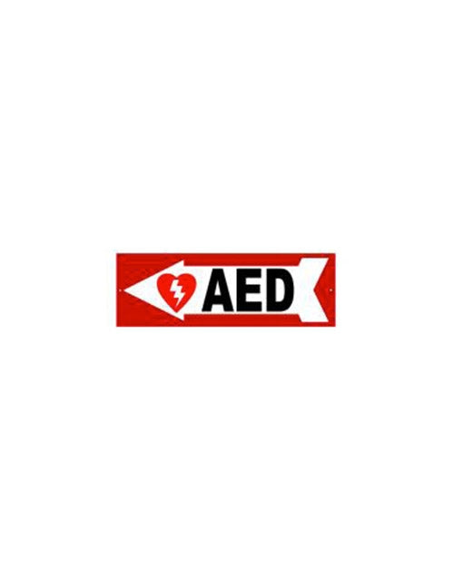 DEFIBTECH AED SIGN – LEFT ARROW