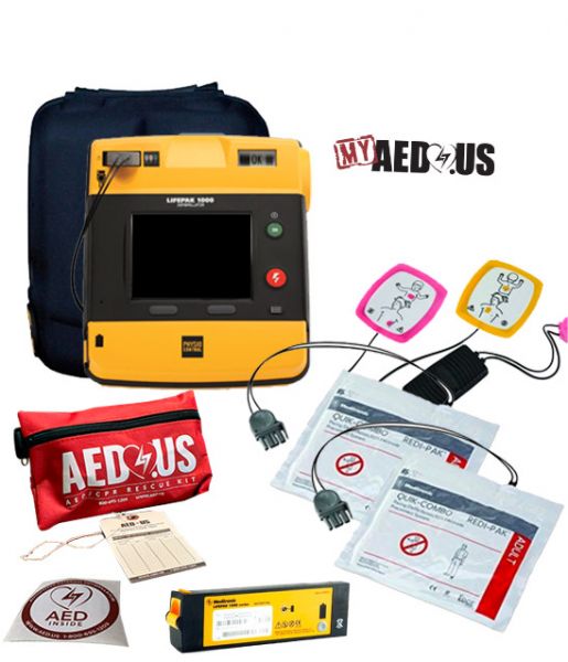 Physio-Control LIFEPAK 1000 AED First Responder Value Package